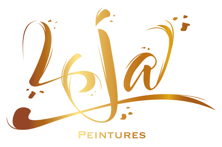 Logotype LJA peintures - Portfolio web et print de Z-element spécialiste en création de site internet sur WordPress